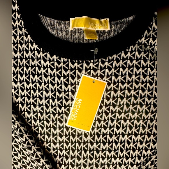 NWT Michael kors Women’s logo sweater Black Size XL - Picture 4 of 8